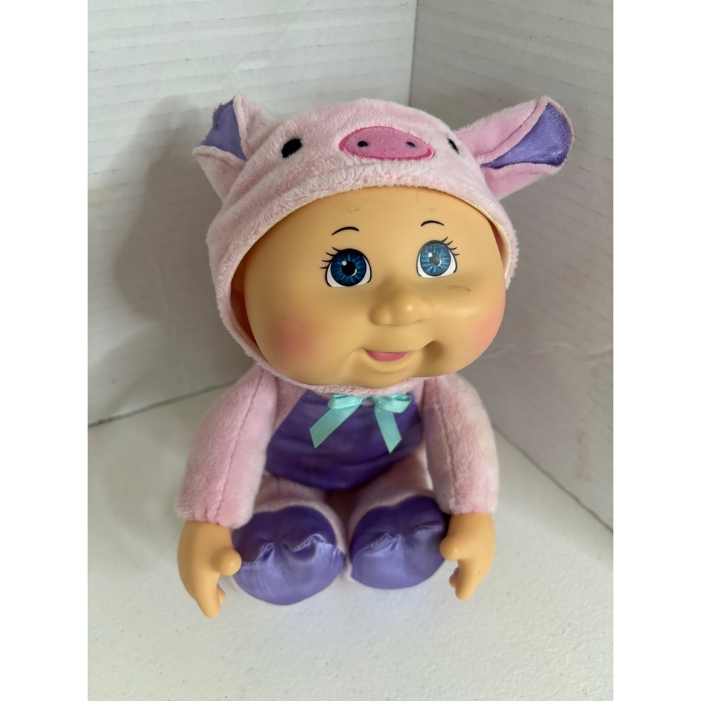 Cabbage Patch Kids Cuties Pink Pig Plush Doll Blue Eyes 9 Inch 2022 CPK